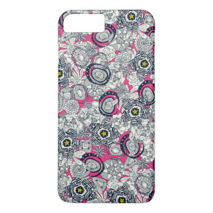 Funda Para iPhone 8 Plus/7 Plus estrella de chartreuse rosada