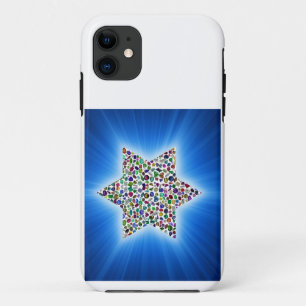 Funda Para iPhone 11 Estrella de David con guijarros