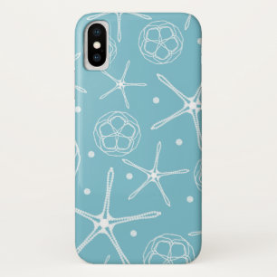 Funda Para iPhone X Estrella de mar perla blanca elegante clásica play