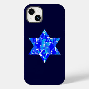 Funda Para iPhone 14 Plus De Case-Mate Estrella de pizarra de pintura azul