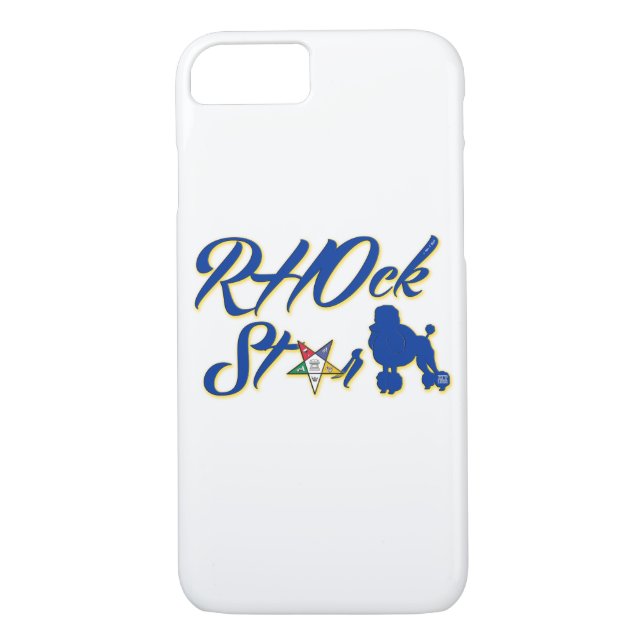 Funda De Case-Mate Para iPhone Estrella de RHOck (Reverso)