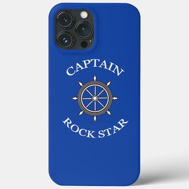 Funda De Case-Mate Para iPhone "Estrella del rock del capitán" (Reverso )