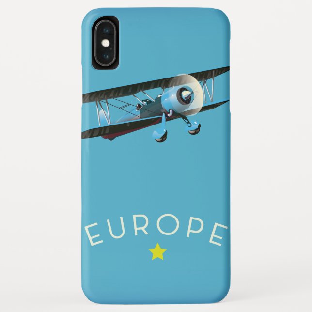 Funda De Case-Mate Para iPhone Estrella Dorada de Europa (Reverso)
