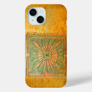 Funda Para iPhone 15 ESTRELLA MAÑANA, Amarillo, Marrón, Verde
