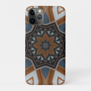 Funda Para iPhone 11 Pro Estrella marrón caleidoscopio