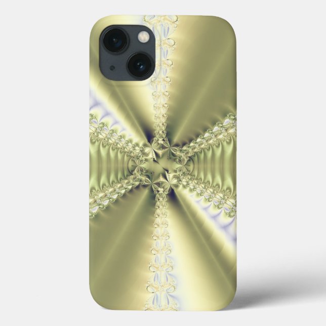 Funda De Case-Mate Para iPhone Estrella metálica (Reverso)
