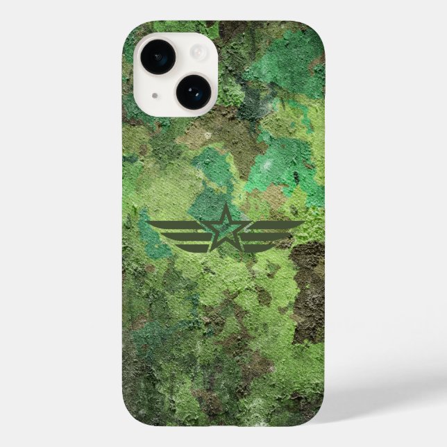 Funda De Case-Mate Para iPhone Estrella militar de camuflaje - Ejército asaltado (Reverso )
