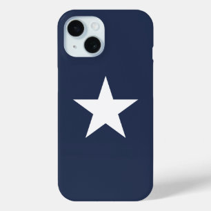 Funda Para iPhone 15 Estrella Moderna Azul Marino