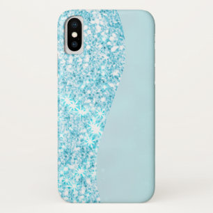 Funda Para iPhone X Estrella purpurina de galaxia con gradiente modern