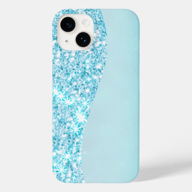 Funda De Case-Mate Para iPhone Estrella purpurina de galaxia con gradiente modern (Reverso )
