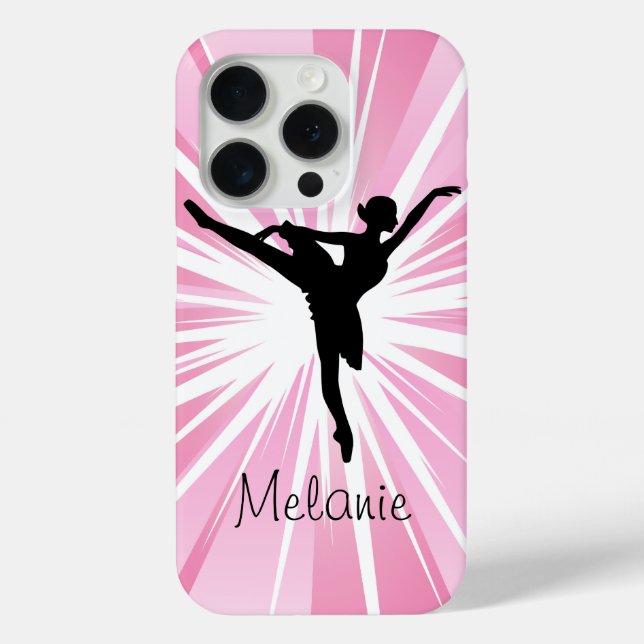 Funda De Case-Mate Para iPhone Estrella rosa Ballerina (Reverso )