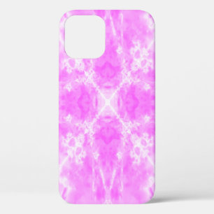 Funda Para iPhone 12 Estrella rosa kaleidoscopio patrón Funda-Mate iPho