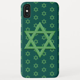 Funda Para iPhone XS Max Estrella Verde de David Seamless