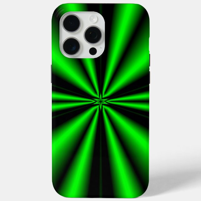 Funda De Case-Mate Para iPhone Estrella Verde de la Esperanza (Reverso )