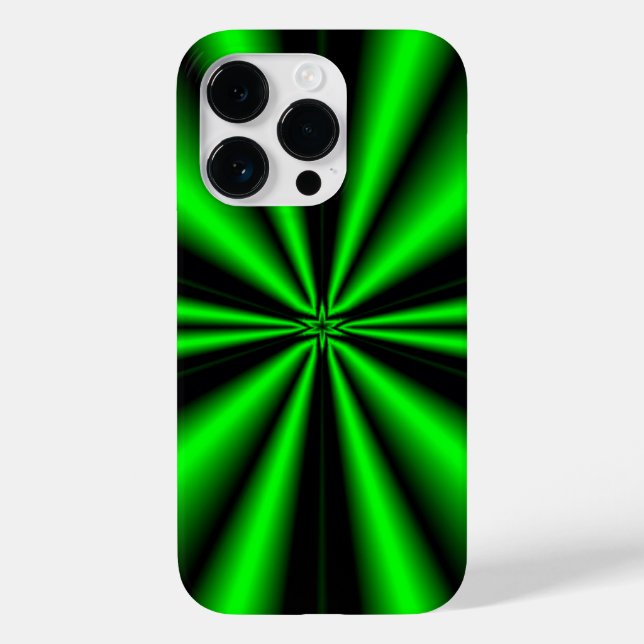 Funda De Case-Mate Para iPhone Estrella Verde de la Esperanza (Reverso )