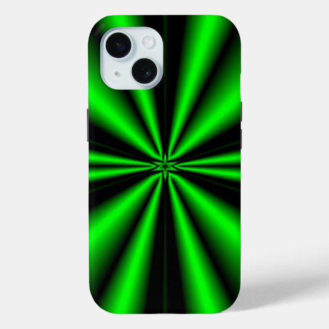Funda De Case-Mate Para iPhone Estrella Verde de la Esperanza (Reverso )