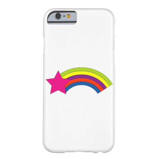 Funda De Case-Mate Para iPhone Estrella y arcoiris (Reverso)