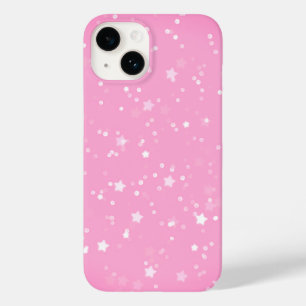 Funda Para iPhone 14 De Case-Mate Estrellas Blancas En Rosa