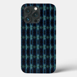 Funda Para iPhone 13 Pro Estrellas de arcoiris verdes azules, patrón Artdec