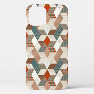 Funda Para iPhone 12 Estrellas de arte marrón vintage