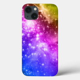 Funda Para iPhone 13 Estrellas de colores de arcoíris