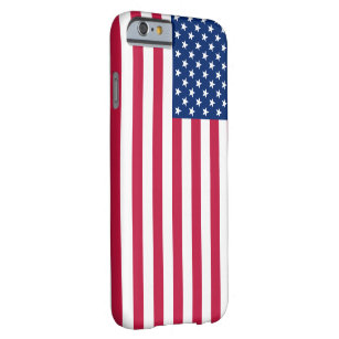 Funda Barely There Para iPhone 6 Estrellas de la bandera de los Estados Unidos y Fu
