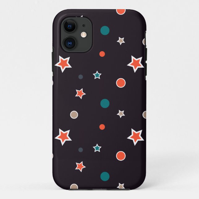 Funda De Case-Mate Para iPhone Estrellas de Navidad (Reverso)