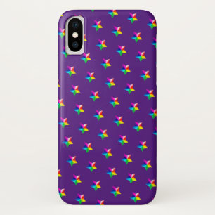 Funda Para iPhone X estrellas del arco iris en el estuche para iPhone 