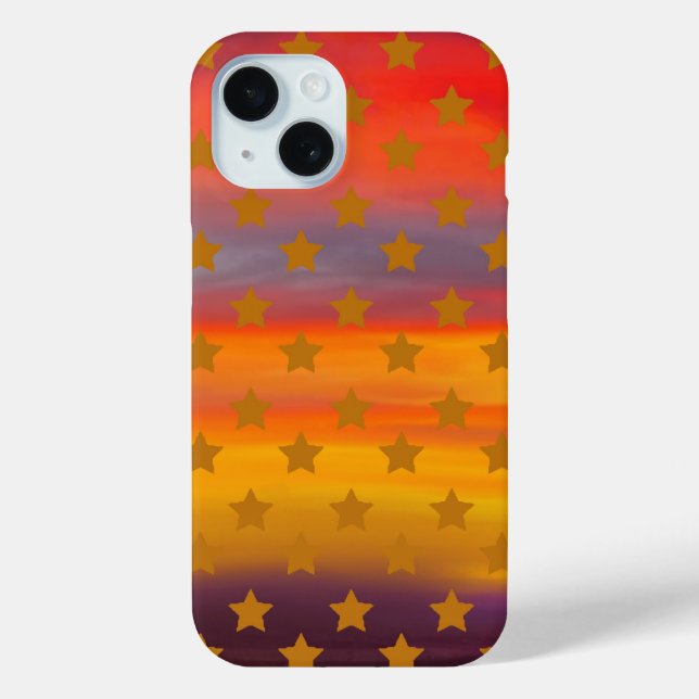 Funda De Case-Mate Para iPhone Estrellas Del Desierto Del Suroeste Y Tiras Resume (Reverso )