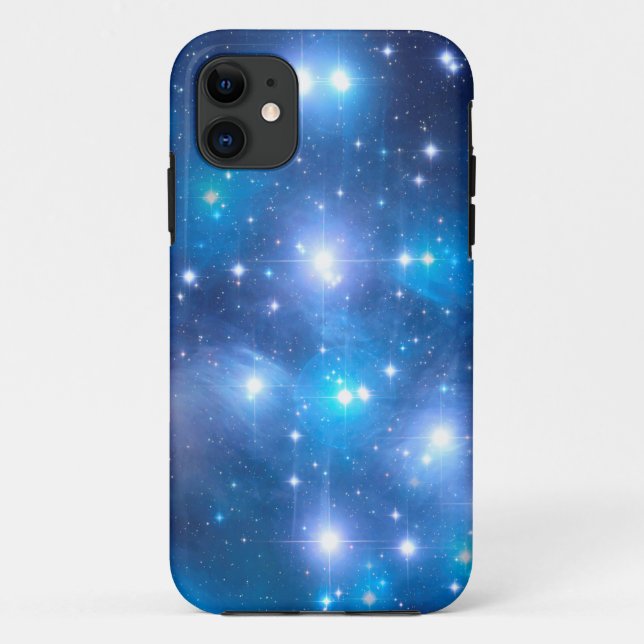 Funda De Case-Mate Para iPhone Estrellas del Universo Azul + tus ideas (Reverso)