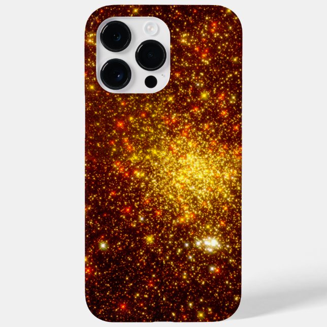 Funda De Case-Mate Para iPhone Estrellas doradas (Reverso)