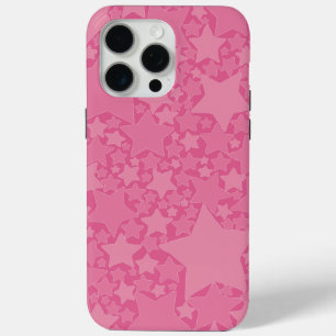 Funda Para iPhone 15 Pro Max Estrellas, estrellas, estrellas - rosa