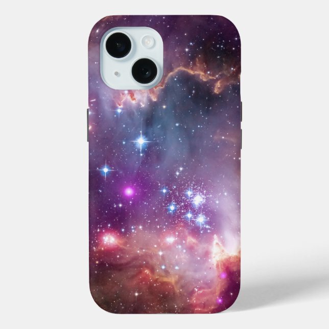 Funda De Case-Mate Para iPhone Estrellas Jóvenes En La Pequeña Nube Magallánica. (Reverso )