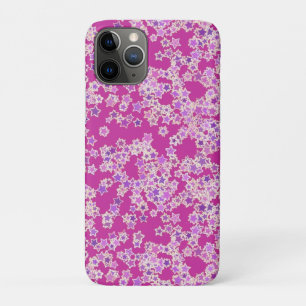 Funda Para iPhone 11 Pro Estrellas, matices de lílac contra magenta