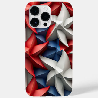 FUNDA PARA iPhone 14 PRO MAX DE Case-Mate ESTRELLAS PATRIÓTICAS DE EE.UU. DE AZUL ROJO