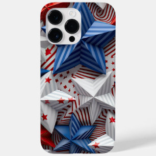 FUNDA PARA iPhone 14 PRO MAX DE Case-Mate ESTRELLAS PATRIÓTICAS DE EE.UU. DE AZUL ROJO