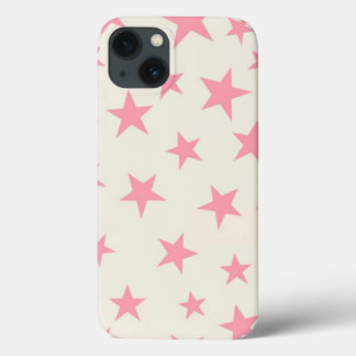 Funda Para iPhone 13 Estrellas rosas