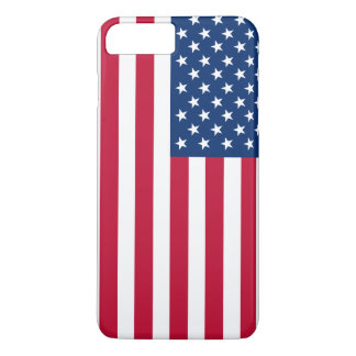 Funda Para iPhone 8 Plus/7 Plus Estrellas y bandas de la bandera estadounidense de