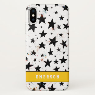 Funda Para iPhone X estrellas y patrón de astronomía de la diversión e