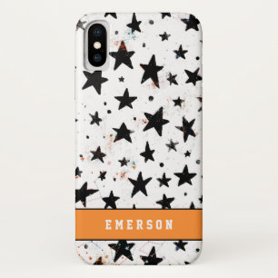 Funda Para iPhone X estrellas y patrón de astronomía de la diversión e
