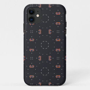 Funda Para iPhone 11 Estrellas y patrón de nave espacial único