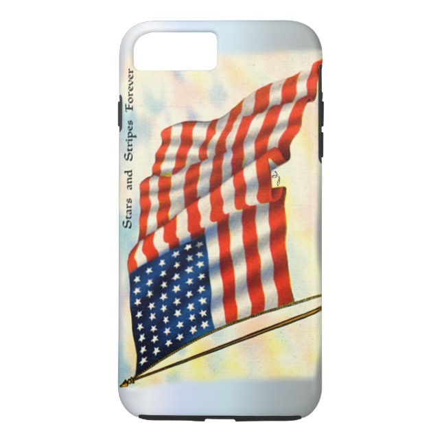 Funda De Case-Mate Para iPhone Estrellas y rayas para siempre, 4 de julio (Reverso)