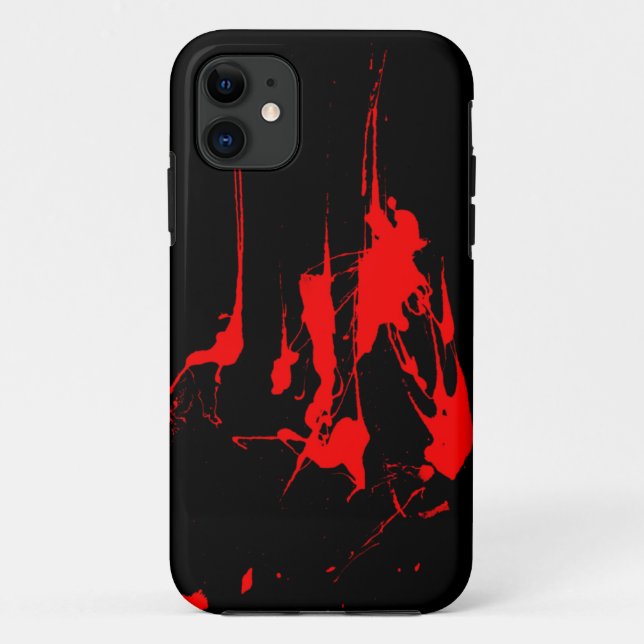 Funda De Case-Mate Para iPhone Estribillo rojo (Reverso)