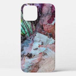 Funda Para iPhone 12 Pro Estructura de entrada de lápiz abstracta de fondo