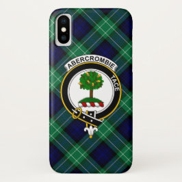 Funda Para iPhone X Estuche Abercrombie Scottish Clan Tartan Phone