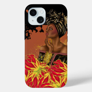 Funda Para iPhone 15 Estuche African Woman iPhone / iPad