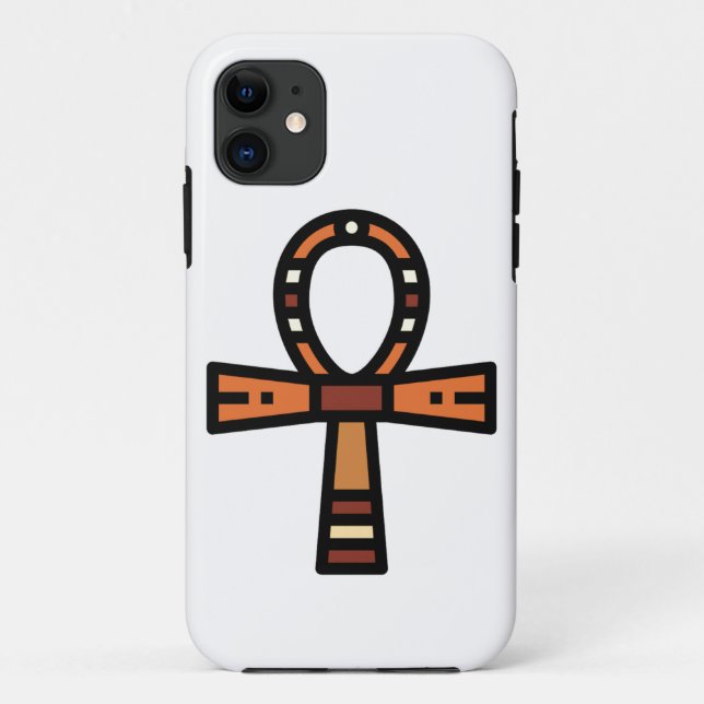Funda De Case-Mate Para iPhone Estuche Africano Ankh iPhone / iPad (Reverso)
