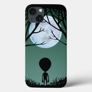 Funda Para iPhone 13 Estuche Alien iPad Cute Gray E.T. para iPad