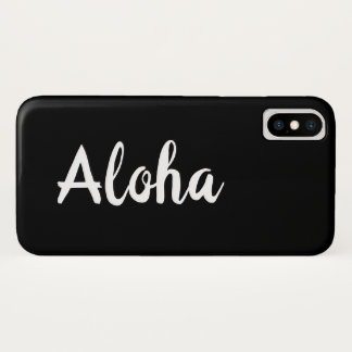 Funda Para iPhone X Estuche Aloha para iPhone