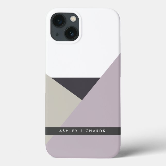 Funda De Case-Mate Para iPhone Estuche Althea Lilac Asbtracto Personalizado para  (Reverso)